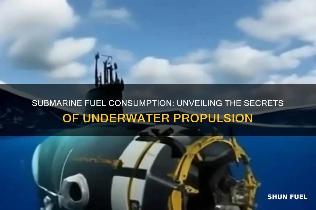 how much fuel does a submarine use