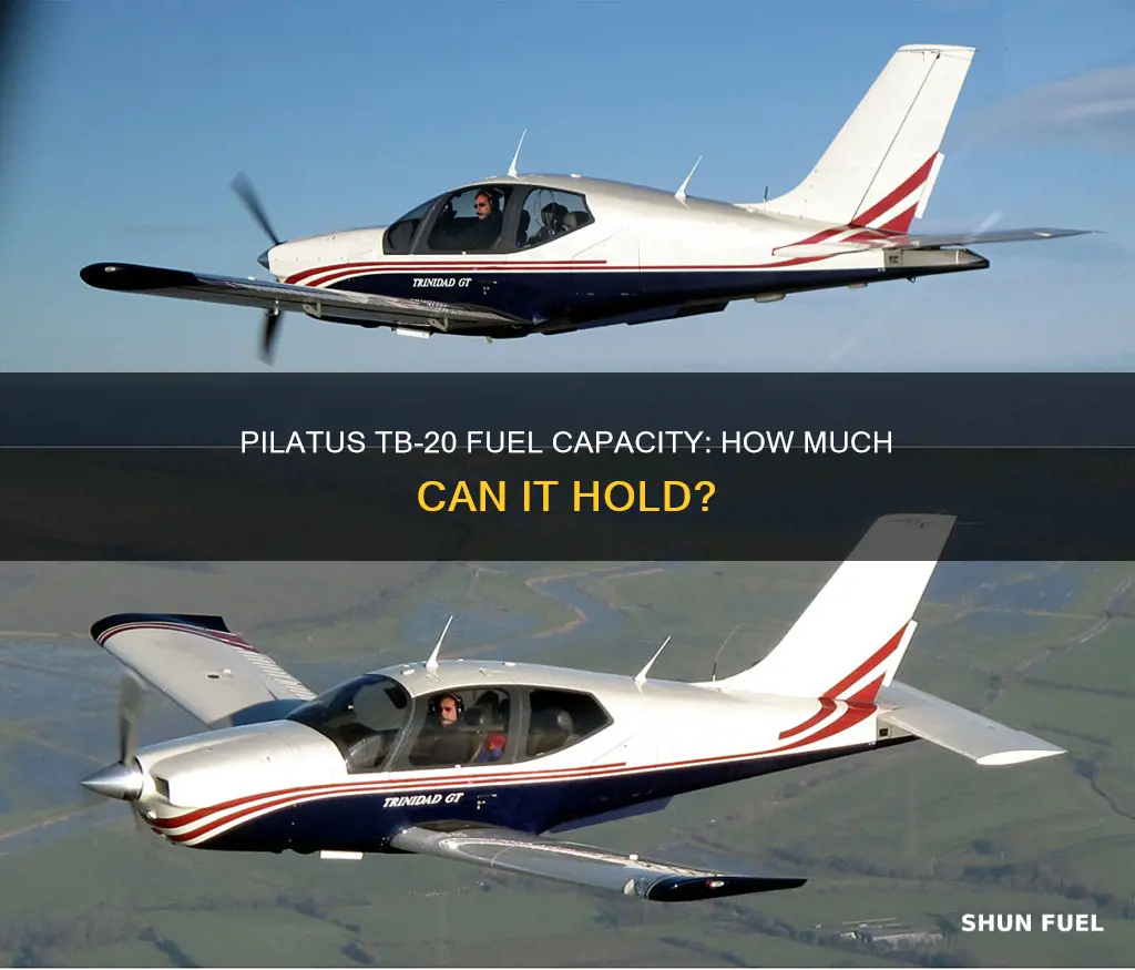 how much fuel does a tb-20 hold