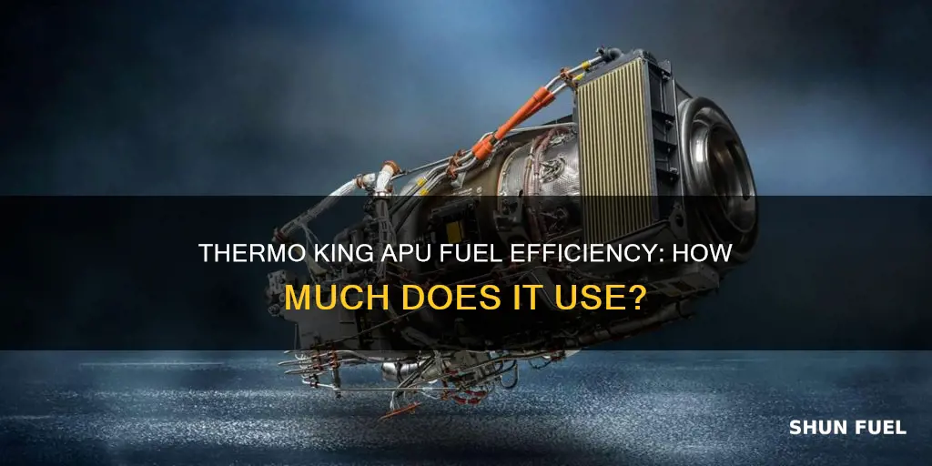how much fuel does a thermo king apu use