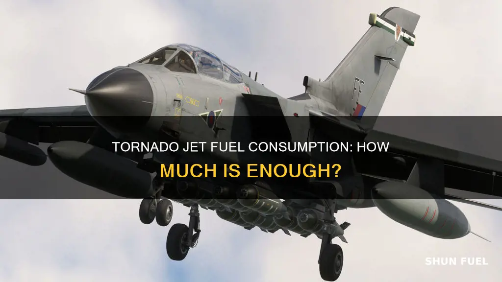 how much fuel does a tornado jet use