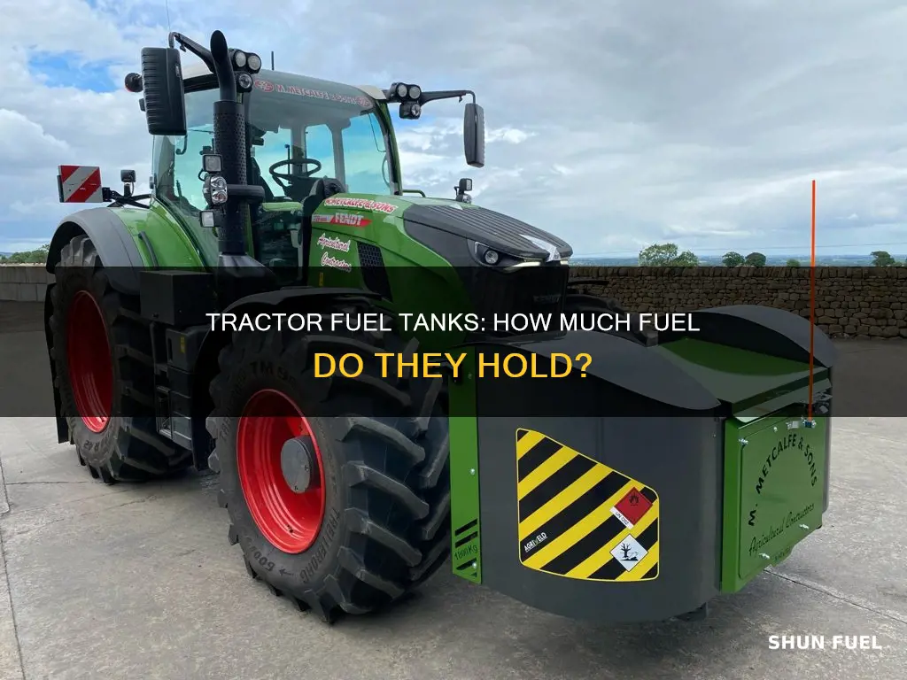 how much fuel does a tractor hold