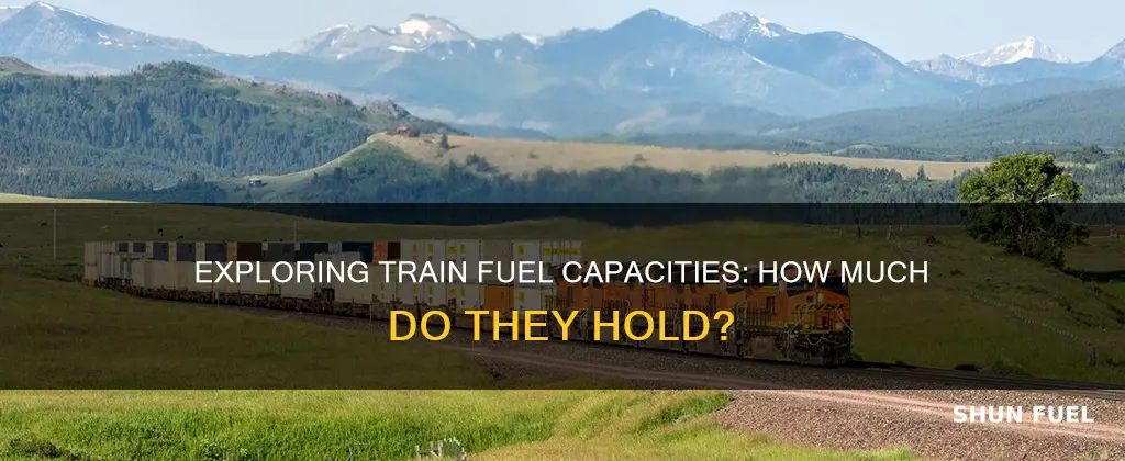 how much fuel does a train hold