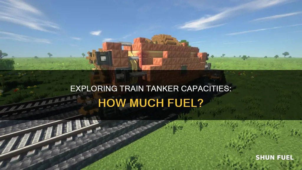 how much fuel does a train tanker hold