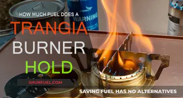 Trangia Burner Fuel Capacity: How Much Can It Hold?