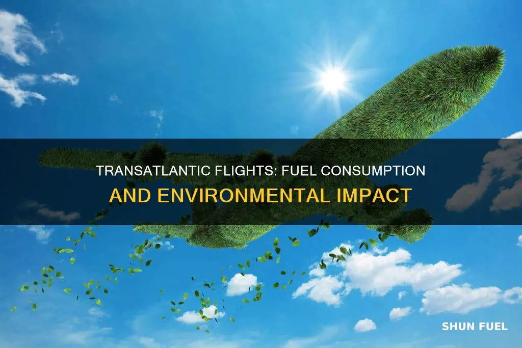 how much fuel does a transatlantic flight use