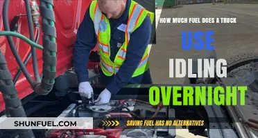 Overnight Truck Idling: Fuel Consumption and Cost Analysis