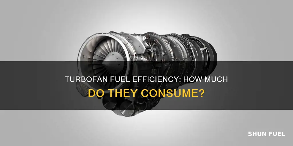 how much fuel does a turbofan use