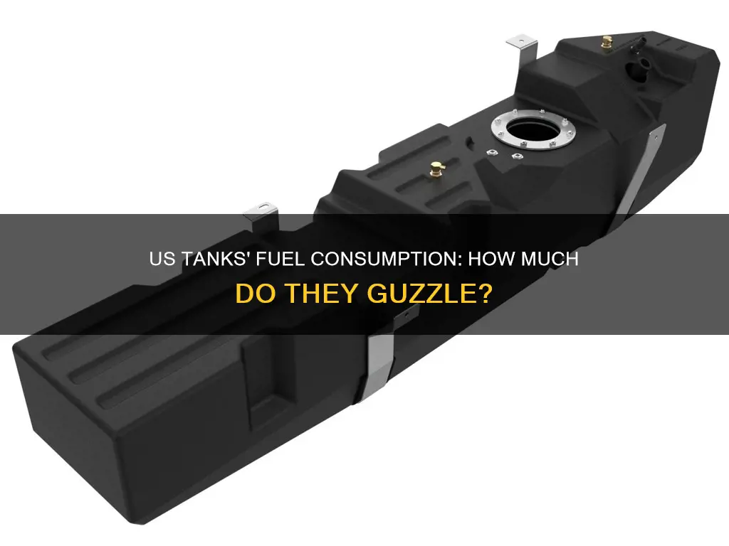 how much fuel does a us tank use