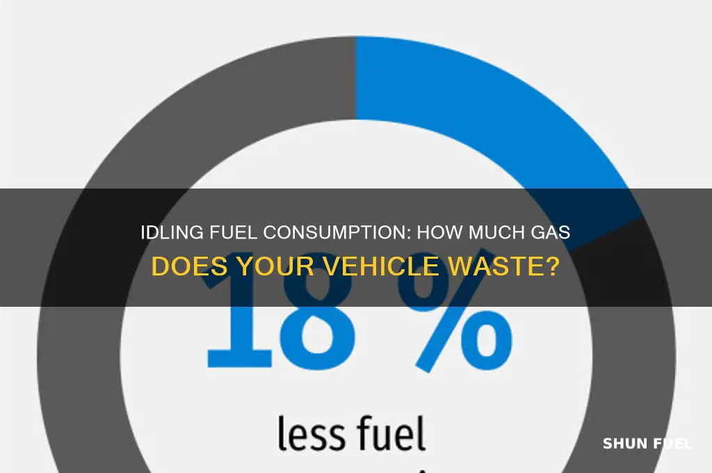 how much fuel does a vehicle use while idling