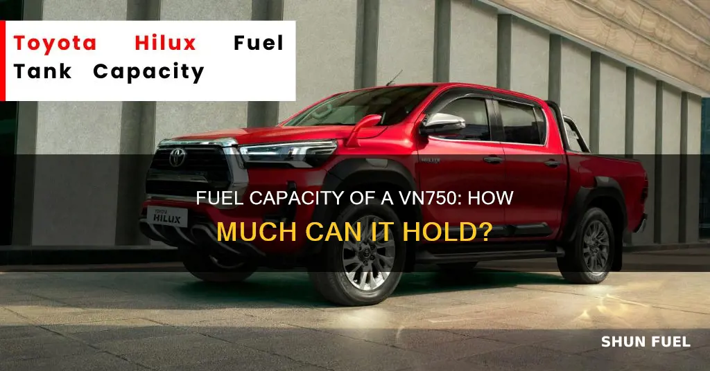 how much fuel does a vn750 hold