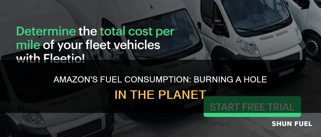 how much fuel does amazon burn per year