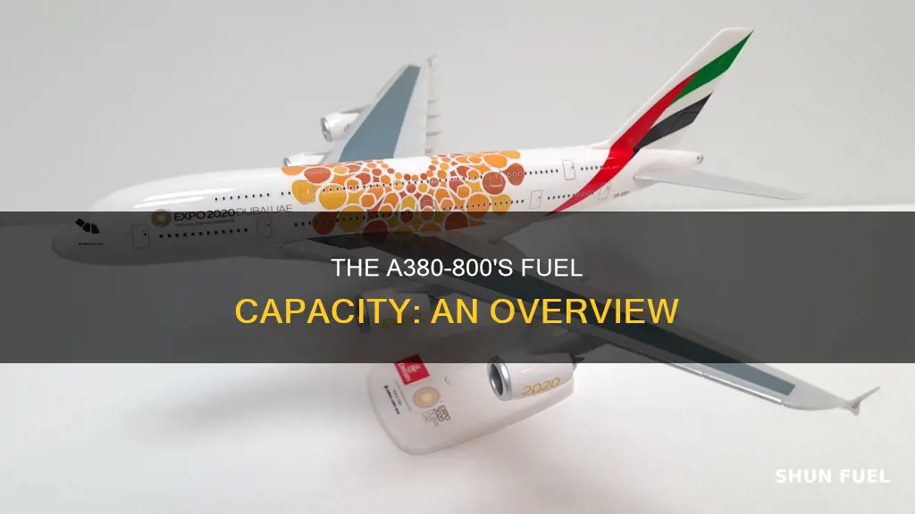 how much fuel does an a380-800 hold