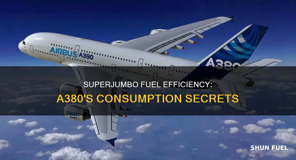 how much fuel does an a380 burn