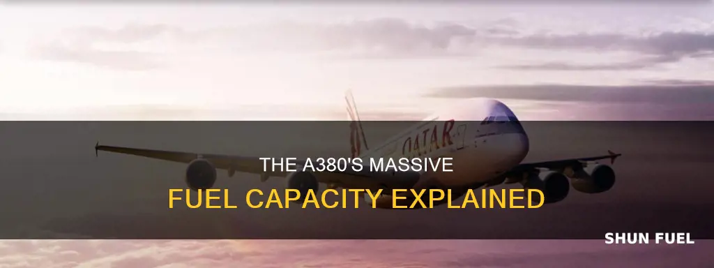 how much fuel does an a380 hold