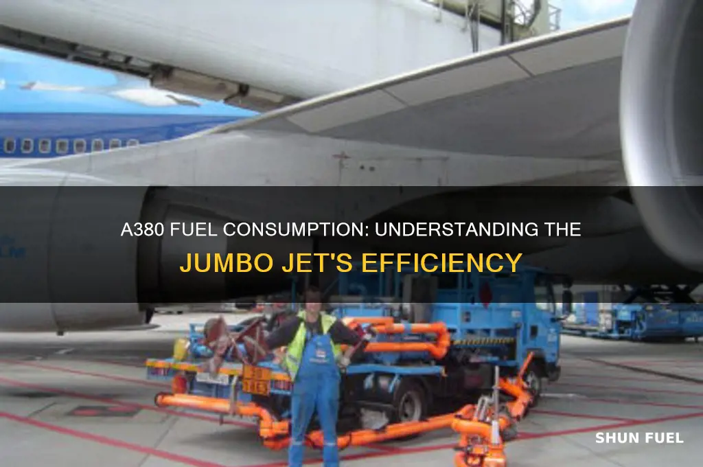 how much fuel does an a380 use