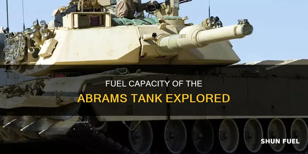 how much fuel does an abrams tank hold