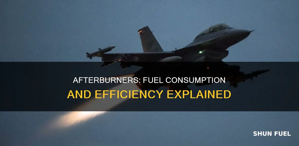 how much fuel does an afterburner use