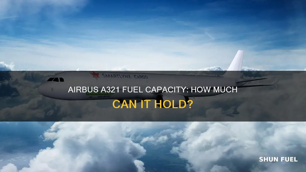 how much fuel does an air bus a321 hold