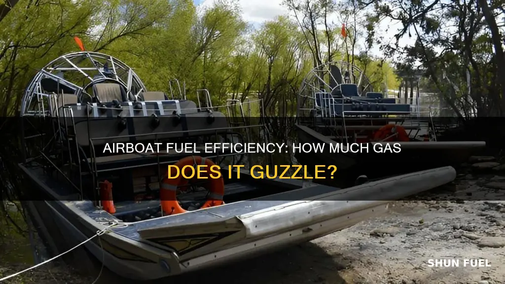how much fuel does an airboat use