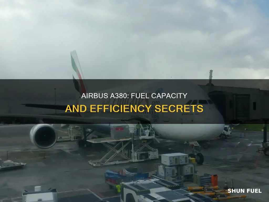 how much fuel does an airbus a380 hold