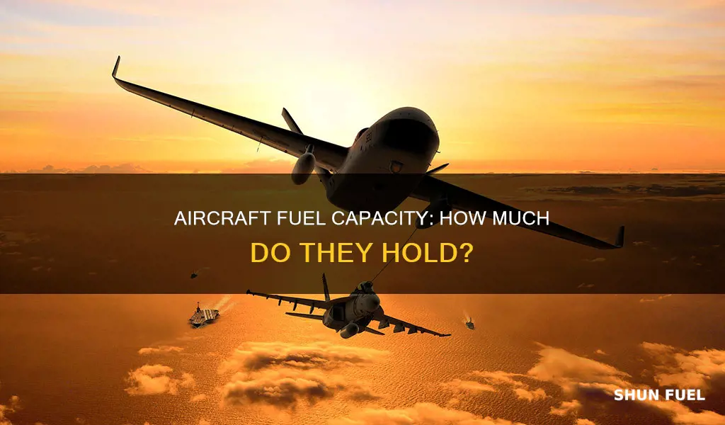 how much fuel does an aircraft hold