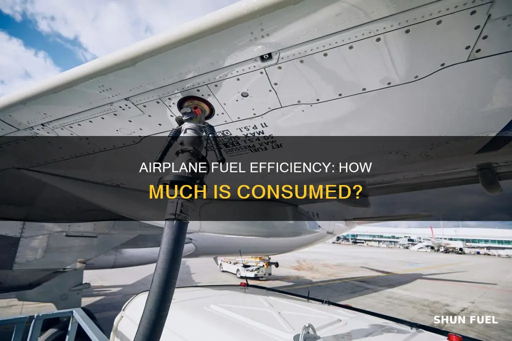 how much fuel does an airplane use