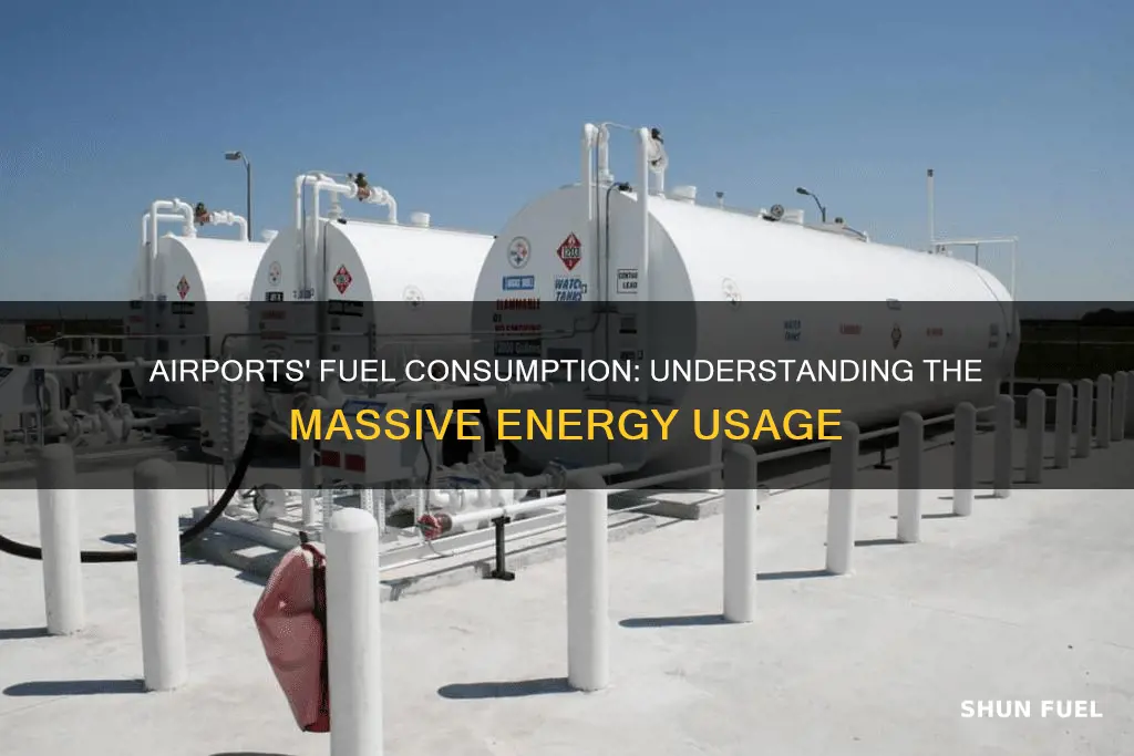 how much fuel does an airport use