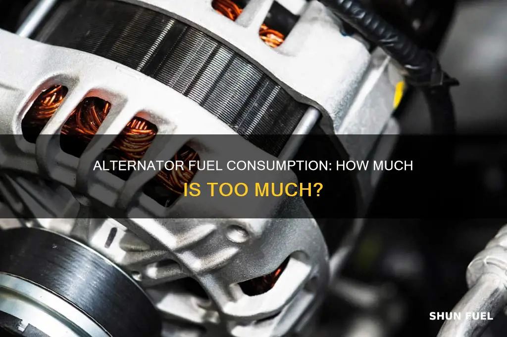 how much fuel does an alternator use