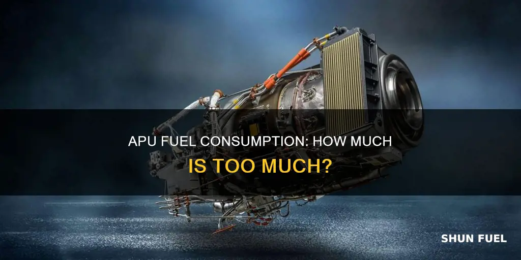how much fuel does an apu burn