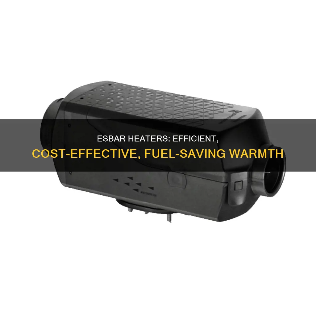 how much fuel does an esbar heater use