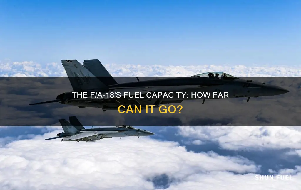 how much fuel does an f18 hold