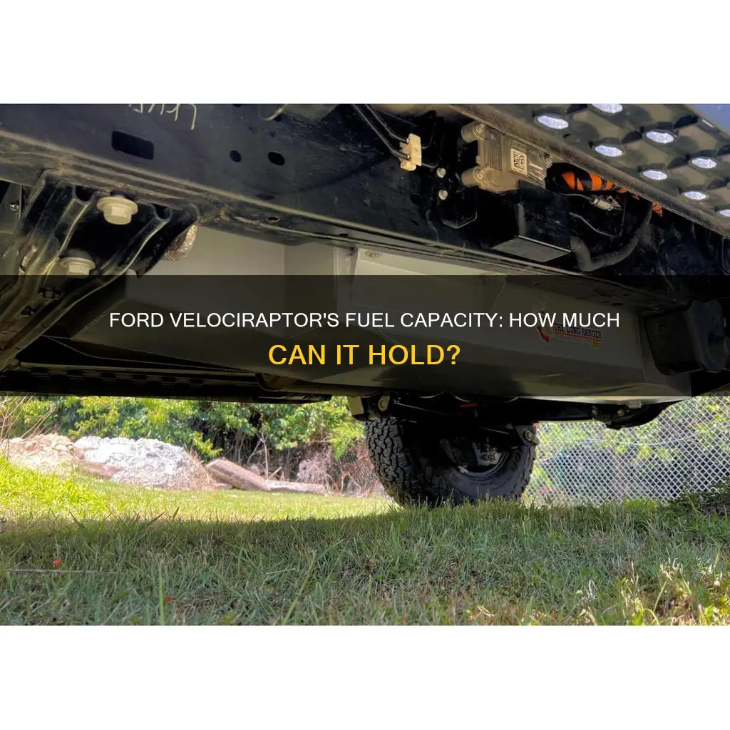 how much fuel does an ford velociraptor have
