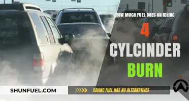 Idling Fuel Consumption: 4-Cylinder Engine Fuel Burn