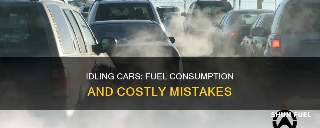 how much fuel does an idling car use