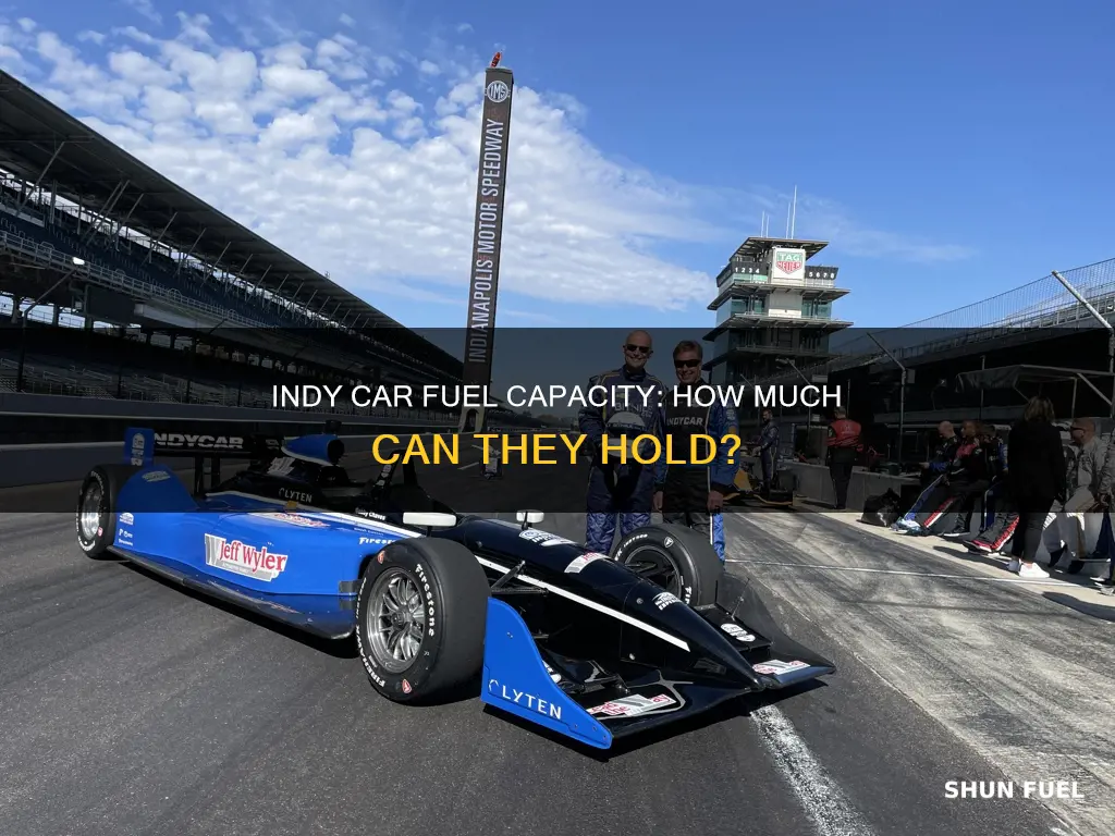 how much fuel does an indy car hold