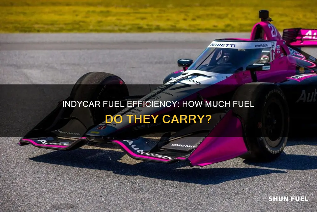 how much fuel does an indycar carry