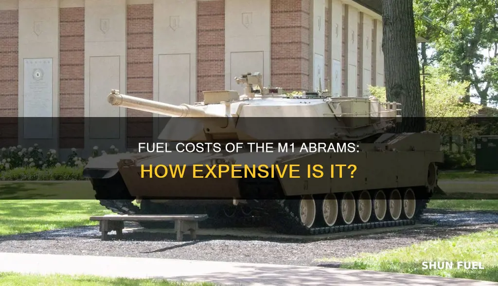 how much fuel does an m1 abrams cost