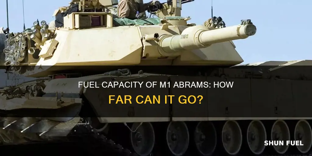 how much fuel does an m1 abrams hold