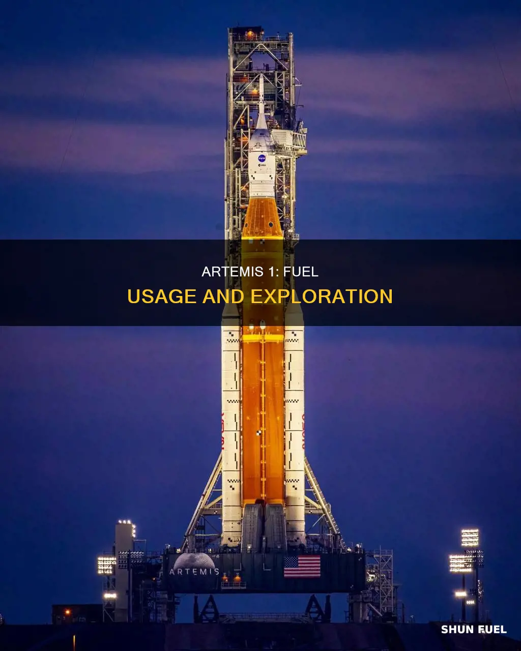 how much fuel does artemis 1 use