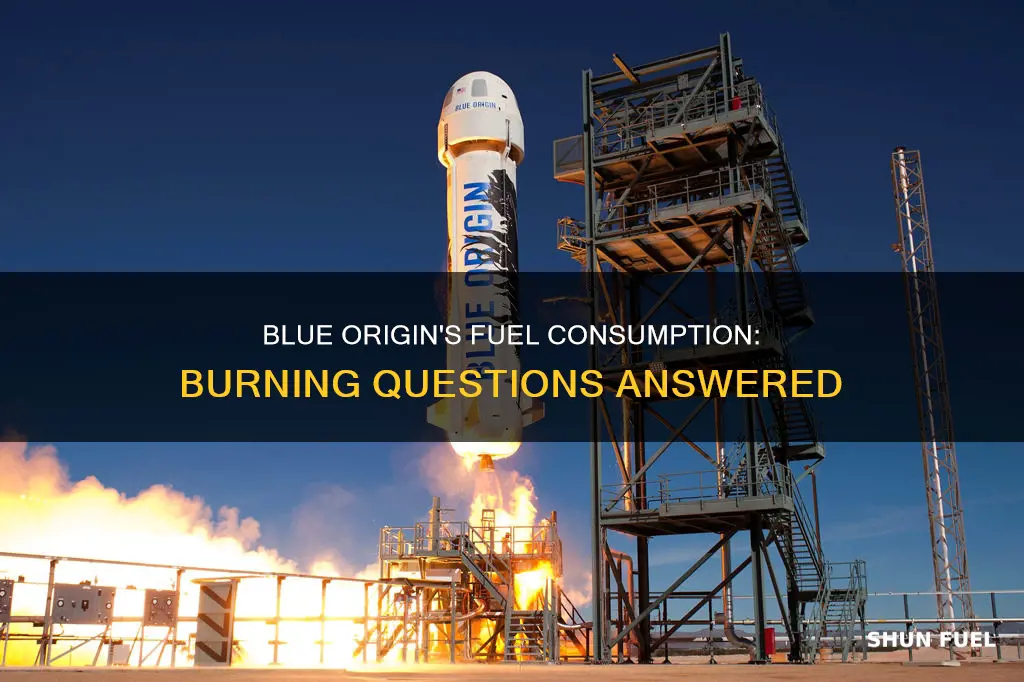 how much fuel does blue origin burn