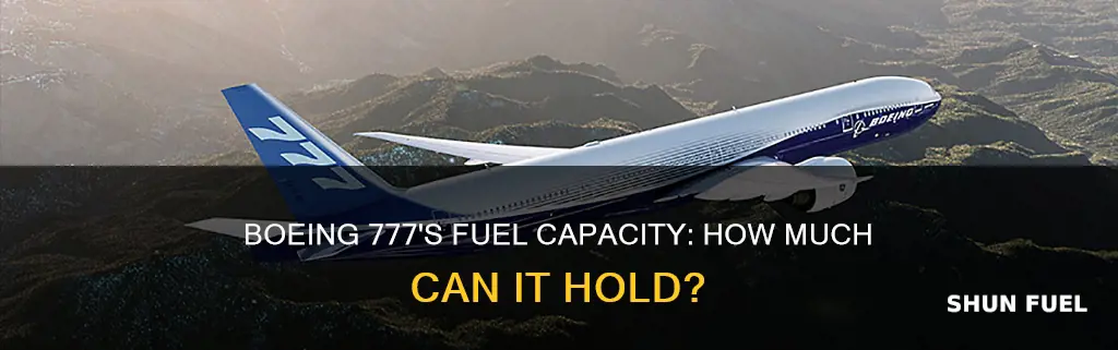 how much fuel does boeing 777 hold