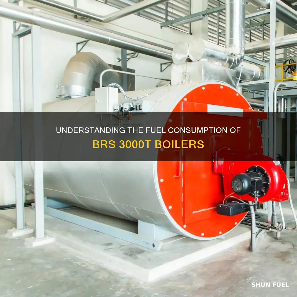 how much fuel does brs 3000t use boil
