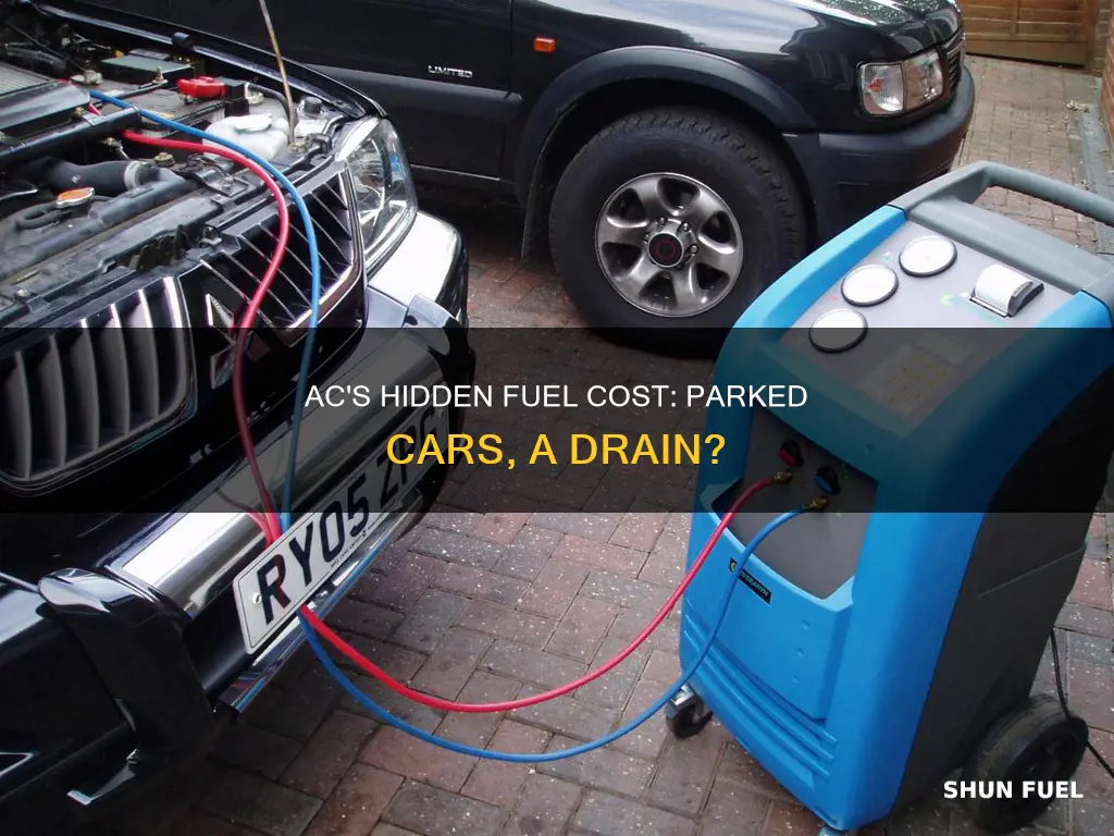 how much fuel does car ac consume while parked