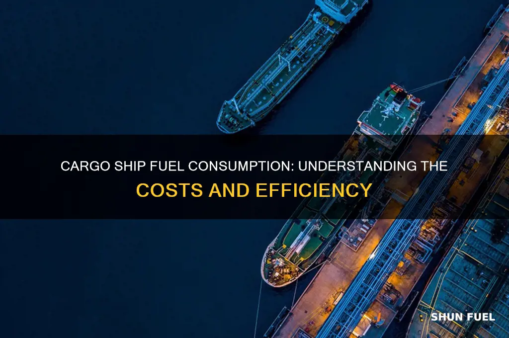 how much fuel does cargo ship use