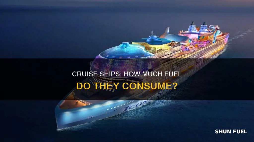 how much fuel does cruise ship hold