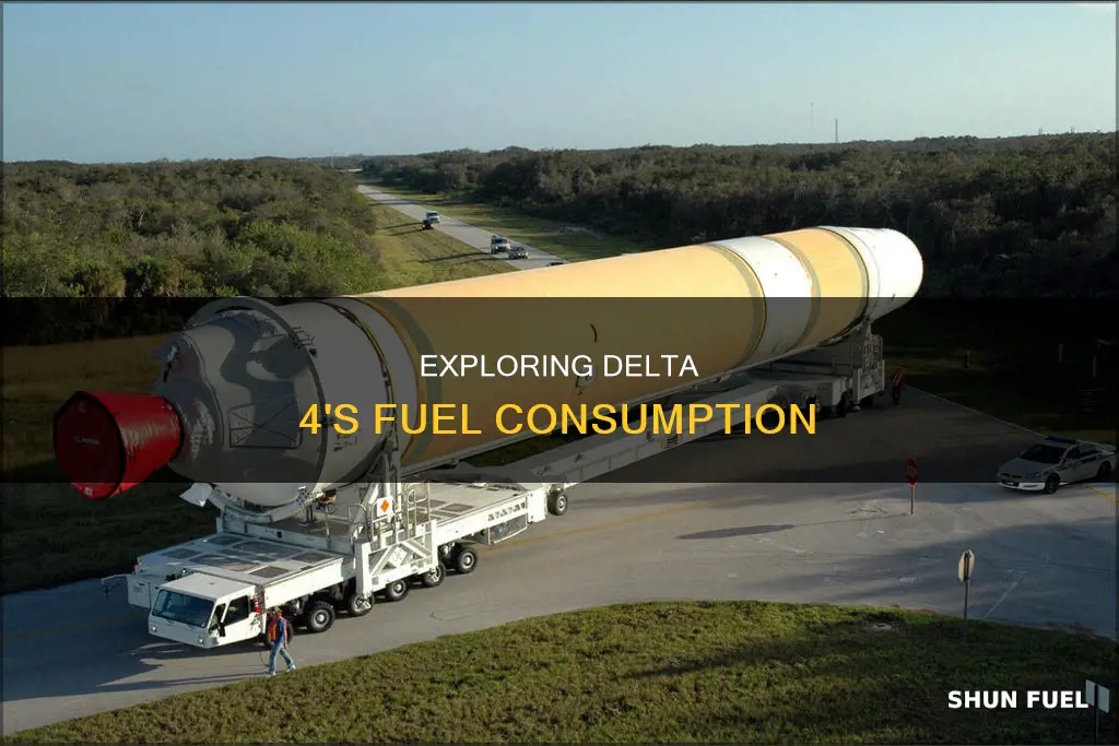 how much fuel does delta 4 burns