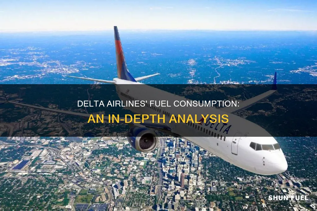 how much fuel does delta airlines use