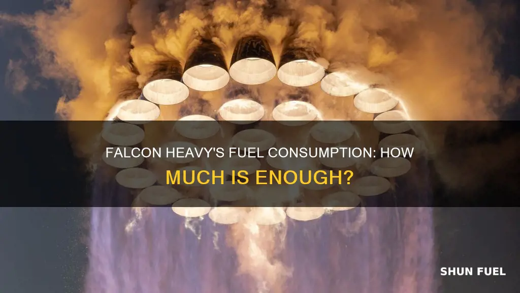 how much fuel does falcon heavy use