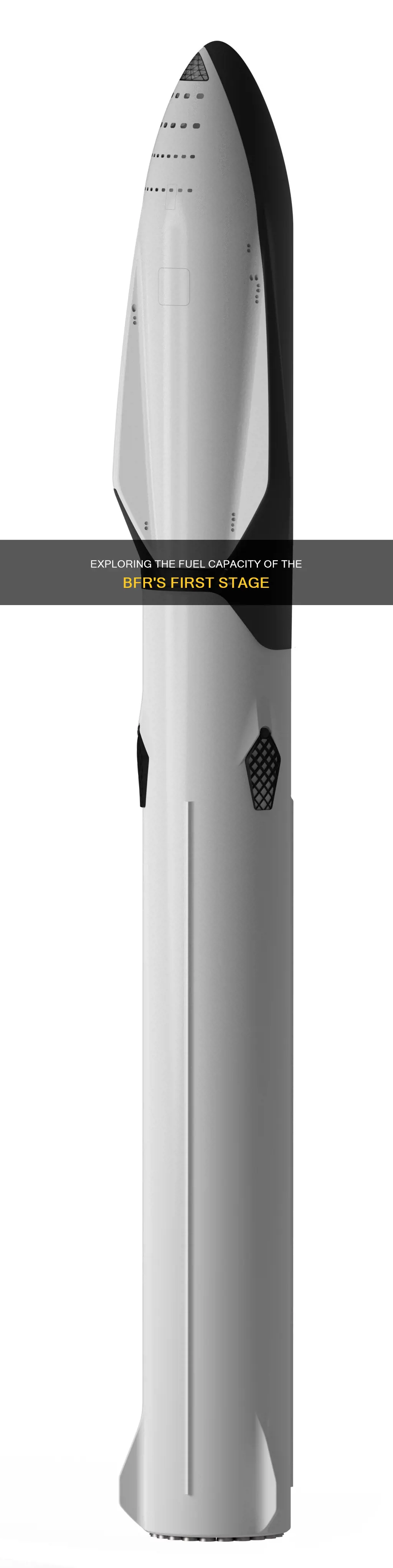 how much fuel does first stage of the bfr hold