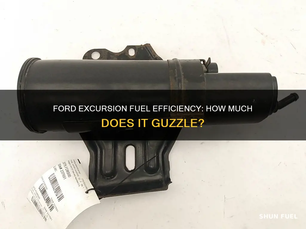 how much fuel does ford excursion